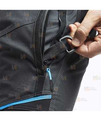 Pantalones de trabajo bicolor, multielásticos con refuerzos