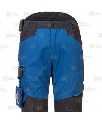 Pantalones de trabajo bicolor, multielásticos con refuerzos