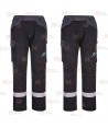 Pantalón ignífugo con tejido elástico y protección química