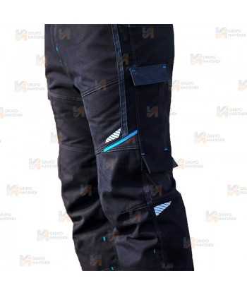 Pantalón ignífugo con tejido elástico y protección química