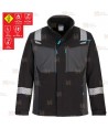 Softshell ignífugo con tejido elástico y protección química