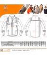 Softshell ignífugo con tejido elástico y protección química