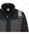 Softshell ignífugo con tejido elástico y protección química