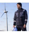 Softshell ignífugo con tejido elástico y protección química