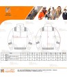 Sudadera ignífuga con tejido elástico y cintas segmentadas