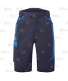 Bermudas bicolor, bielásticas para lavado industrial