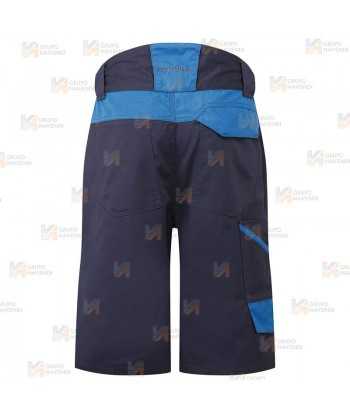 Bermudas bicolor, bielásticas para lavado industrial