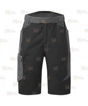 Bermudas bicolor, bielásticas para lavado industrial