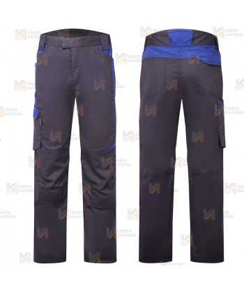 Pantalón bicolor, bielástico para lavado industrial