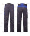 Pantalón bicolor, bielástico para lavado industrial