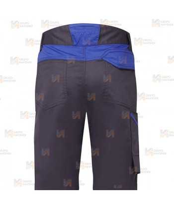 Pantalón bicolor, bielástico para lavado industrial