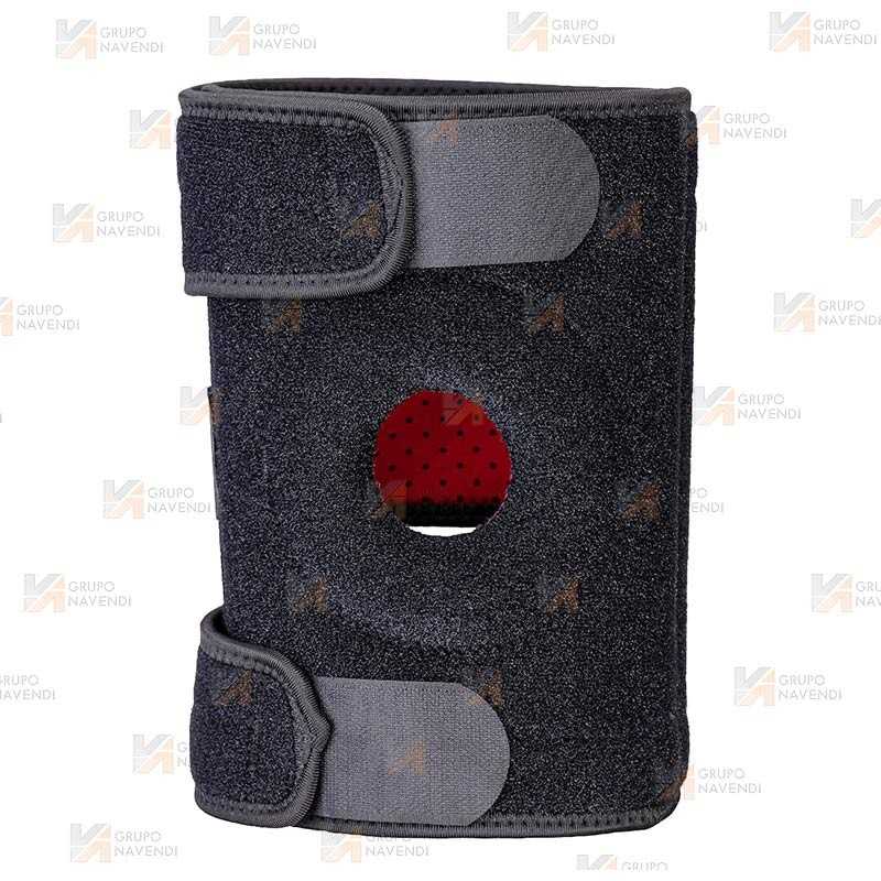 Rodillera neopreno de protección con rótula abierta