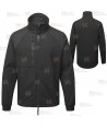 Chaqueta softshell WX2 con materiales ecológicos color negro