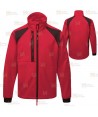 Chaqueta softshell WX2 con materiales ecológicos color rojo