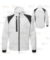 Chaqueta softshell WX2 con materiales ecológicos color blanco