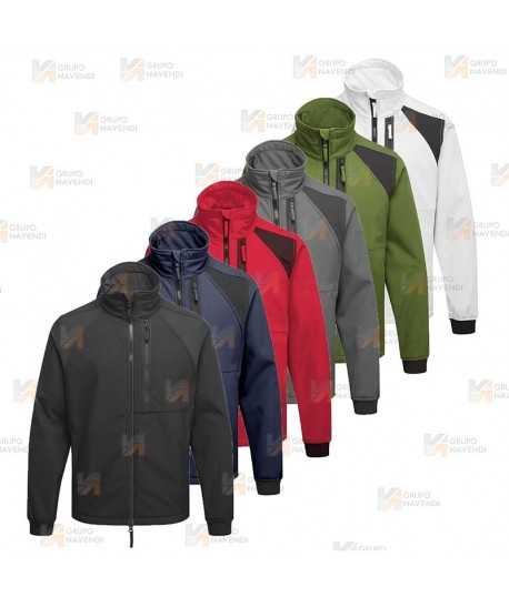 Chaqueta softshell WX2 con materiales ecológicos