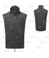 Chaleco softshell WX2 con materiales ecológicos color negro