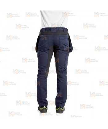 Pantalón de trabajo con refuerzos WX2 con materiales ecológicos en color azul marino