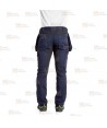 Pantalón de trabajo con refuerzos WX2 con materiales ecológicos en color azul marino