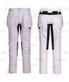 Pantalón de trabajo con refuerzos WX2 con materiales ecológicos en color blanco
