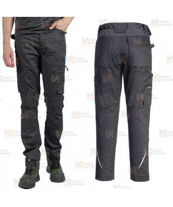 Pantalón de trabajo con refuerzos WX2 con materiales ecológicos color negro
