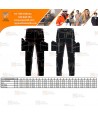 Pantalón de trabajo con refuerzos WX2 con materiales ecológicos