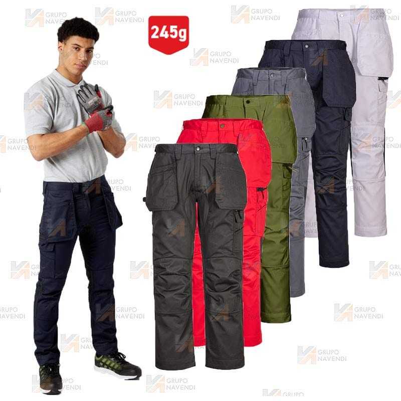 Pantalón de trabajo con refuerzos WX2 con materiales ecológicos