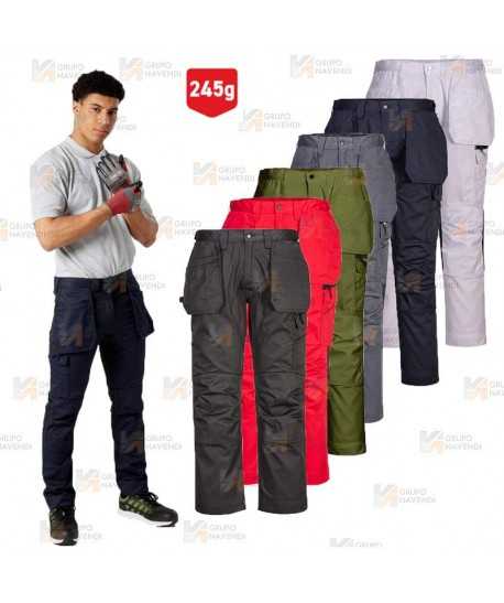 Pantalón de trabajo con refuerzos WX2 con materiales ecológicos