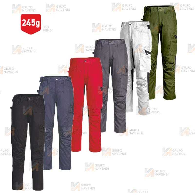 Pantalón de trabajo con refuerzos WX2 con materiales ecológicos