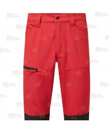 Pantalón de trabajo muy ligeros WX2 con materiales ecológicos color rojo