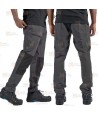 Pantalón de trabajo muy ligeros WX2 con materiales ecológicos color negro