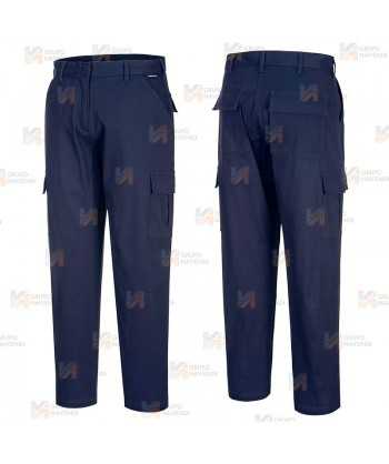 Pantalón de trabajo, ecológicos, multibolsillos y elásticos Strech para mujer