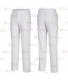 Pantalón de trabajo, ecológicos, multibolsillos y elásticos Strech para mujer