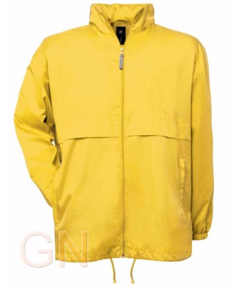Chubasquero con forro especial lluvia color amarillo