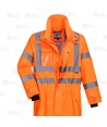 Buzo de alta visibilidad con membrana impermeable y transpirable
