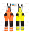 Peto impermeable de alta visibilidad, con forro y refuerzos