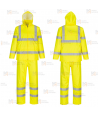 Traje de agua alta visibilidad monocolor clase 3 color amarillo flúor