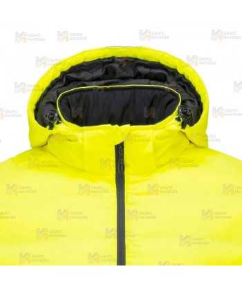 Chaqueta calefactada bicolor en alta visibilidad