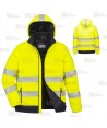 Chaqueta calefactada bicolor en alta visibilidad