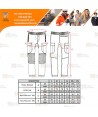 Pantalón Jogger de alta visibilidad con tejido elástico