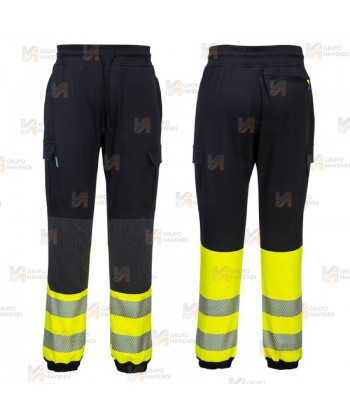 Pantalón Jogger de alta visibilidad con tejido elástico
