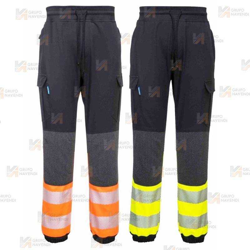 Pantalón Jogger de alta visibilidad con tejido elástico