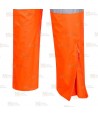 Pantalón impermeable y transpirable en naranja alta visibilidad