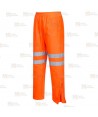 Pantalón impermeable y transpirable en naranja alta visibilidad