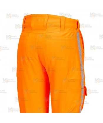 Pantalón elástico de alta visibilidad con cintas segmentadas