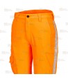 Pantalón elástico de alta visibilidad con cintas segmentadas