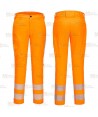 Pantalón elástico de alta visibilidad con cintas segmentadas