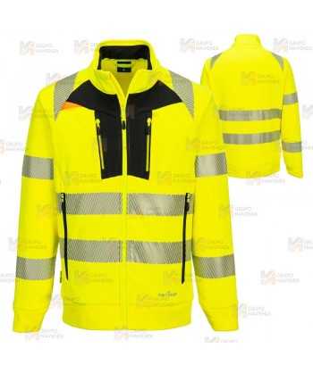 Sudadera gruesa con cremallera de alta visibilidad