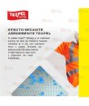 Polo transpirable de manga corta bicolor alta visibilidad
