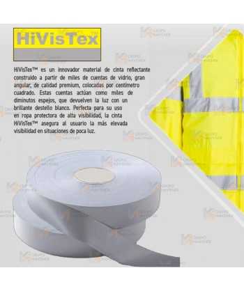 Chaleco bicolor y acolchado de alta visibilidad amarillo flúor/marino